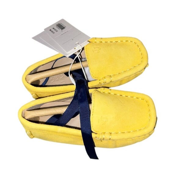 Janie & Jack Sun Shower Yellow Driving Shoe Sz 5 Boys - Picture 4 of 12